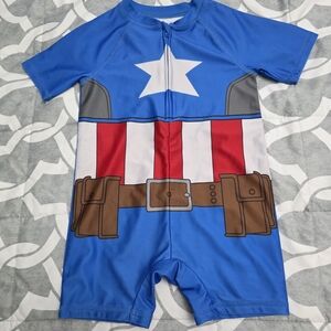 Marvel Captain America Superhero Swimsuit